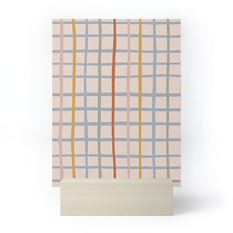 Menina Lisboa Multicolored Stripes Mini Art Print