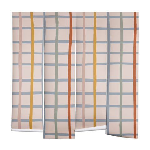 Menina Lisboa Multicolored Stripes Wall Mural