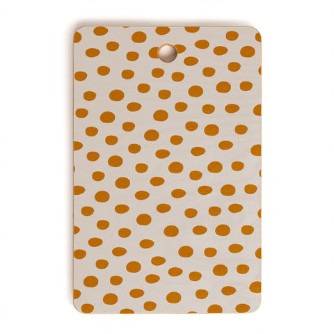 Menina Lisboa Orange Dots Cutting Board Rectangle
