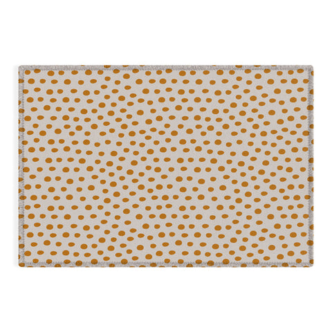 Menina Lisboa Orange Dots Outdoor Rug