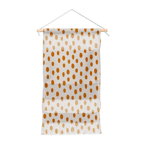 Menina Lisboa Orange Dots Wall Hanging Portrait