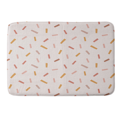 Menina Lisboa Party Confetti Memory Foam Bath Mat