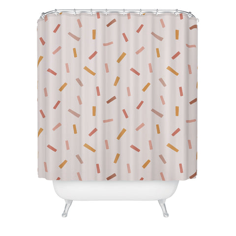 Menina Lisboa Party Confetti Shower Curtain