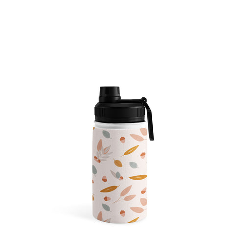Menina Lisboa Pastel Fall Leaves Water Bottle