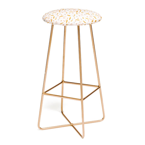 Menina Lisboa Pastel Fall Leaves Bar Stool