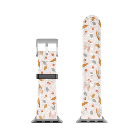 Menina Lisboa Pastel Fall Leaves Apple Watch Band