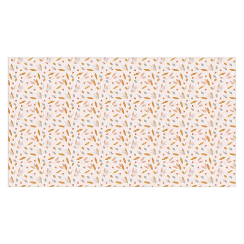 Menina Lisboa Pastel Fall Leaves Tablecloth