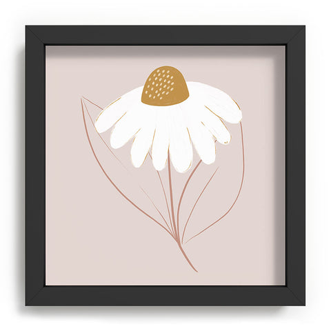 Menina Lisboa Pastel Spring Daisies Recessed Framing Square