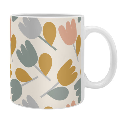 Menina Lisboa Pastel Spring Tulips Coffee Mug