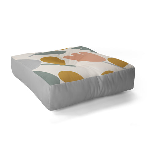 Menina Lisboa Pastel Spring Tulips Floor Pillow Square