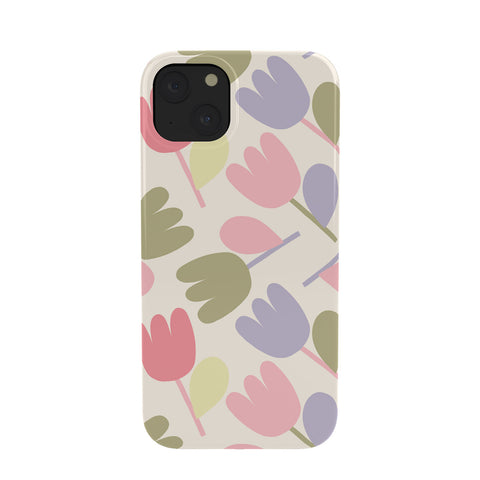 Menina Lisboa Pastel Spring Tulips Phone Case