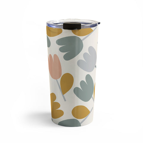 Menina Lisboa Pastel Spring Tulips Travel Mug