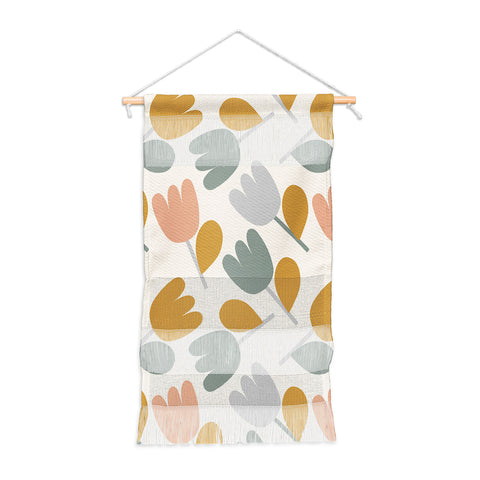 Menina Lisboa Pastel Spring Tulips Wall Hanging Portrait