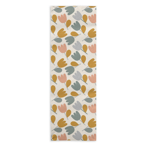 Menina Lisboa Pastel Spring Tulips Yoga Towel