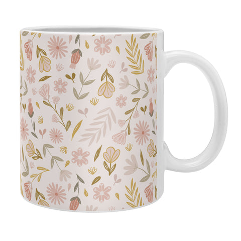 Menina Lisboa Pastel Spring Wildflowers Coffee Mug