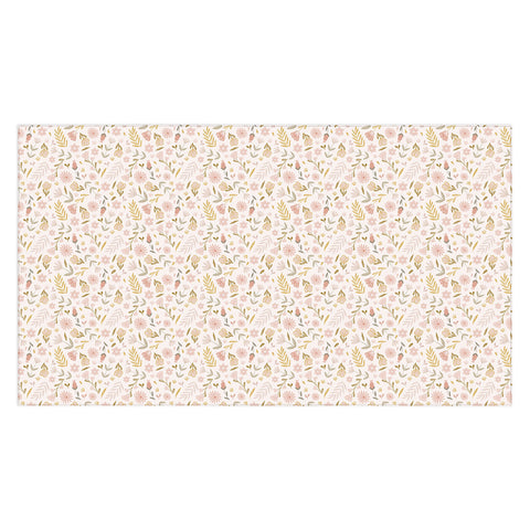 Menina Lisboa Pastel Spring Wildflowers Tablecloth