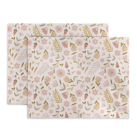 Menina Lisboa Pastel Spring Wildflowers Placemat