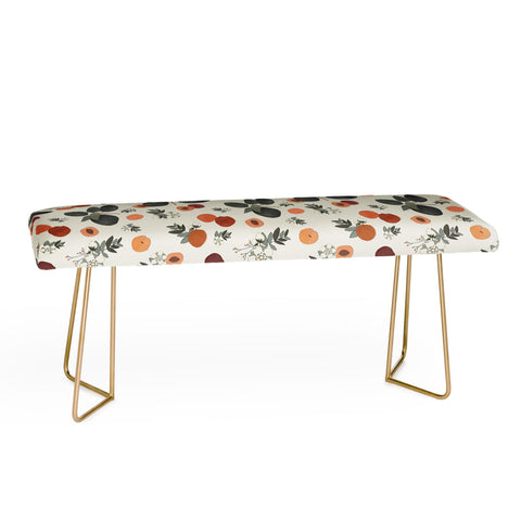 Menina Lisboa Peaches White Flowers Bench