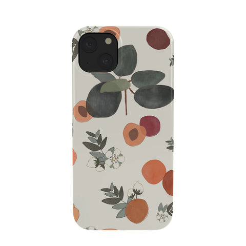 Menina Lisboa Peaches White Flowers Phone Case