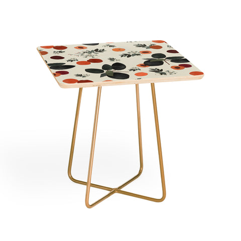 Menina Lisboa Peaches White Flowers Side Table