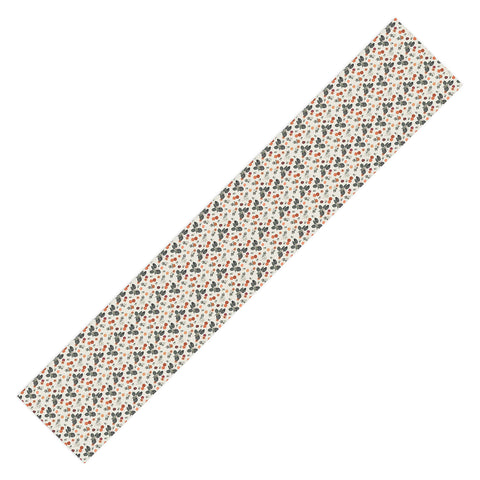 Menina Lisboa Peaches White Flowers Table Runner