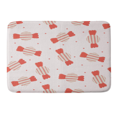 Menina Lisboa Pink Candy Memory Foam Bath Mat
