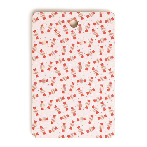 Menina Lisboa Pink Candy Cutting Board Rectangle