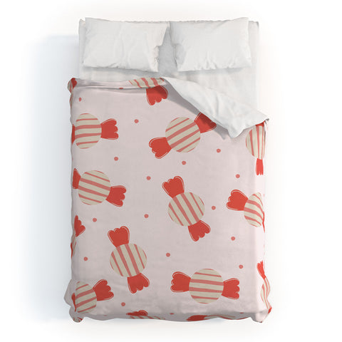 Menina Lisboa Pink Candy Duvet Cover