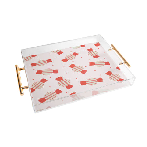 Menina Lisboa Pink Candy Acrylic Tray