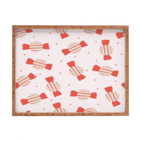 Menina Lisboa Pink Candy Rectangular Tray
