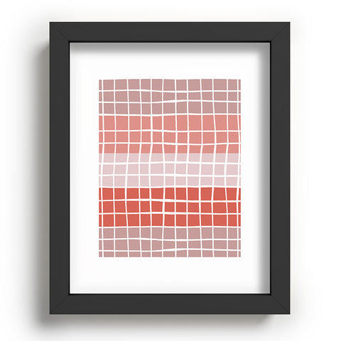Menina Lisboa Pink Color Block Recessed Framing Rectangle