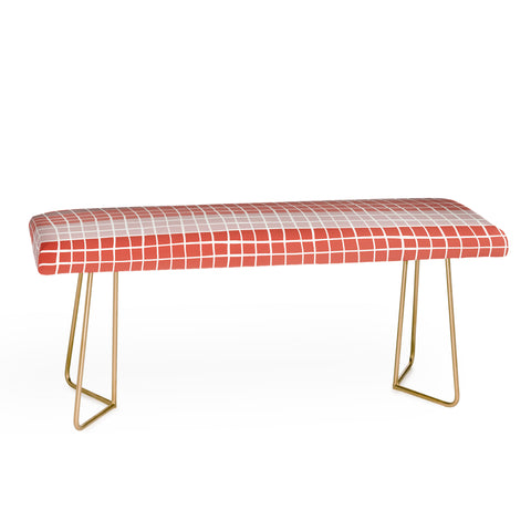 Menina Lisboa Pink Color Block Bench