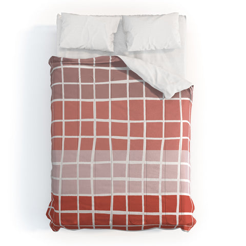 Menina Lisboa Pink Color Block Comforter