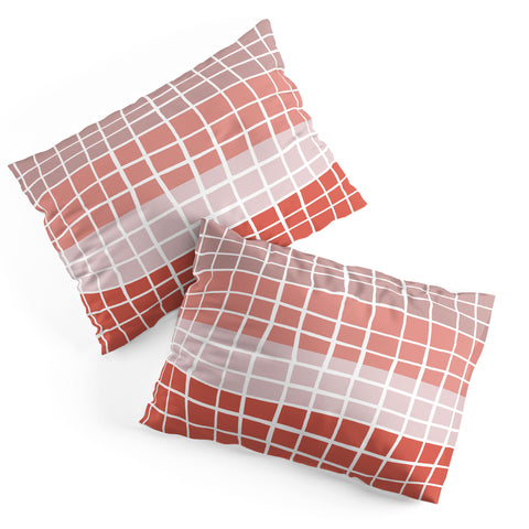 Menina Lisboa Pink Color Block Pillow Shams
