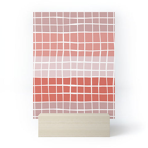 Menina Lisboa Pink Color Block Mini Art Print