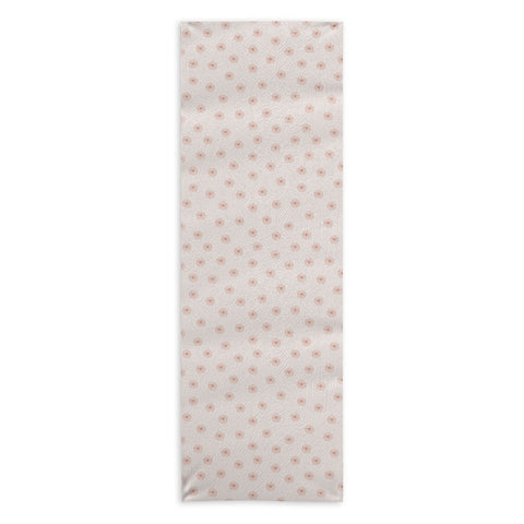 Menina Lisboa Pink Pastel Daisies Yoga Towel