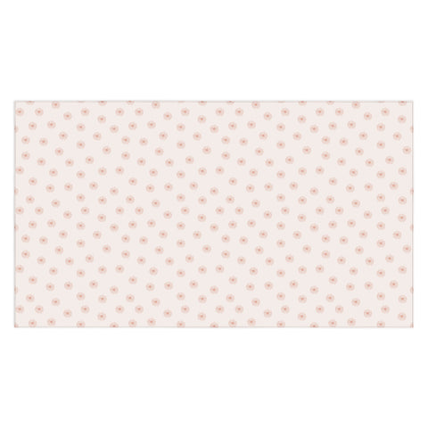 Menina Lisboa Pink Pastel Daisies Tablecloth