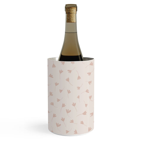Menina Lisboa Pink Three Petal Flowers Wine Chiller