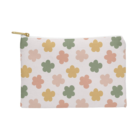 Menina Lisboa Pink Yellow Daisies Pouch