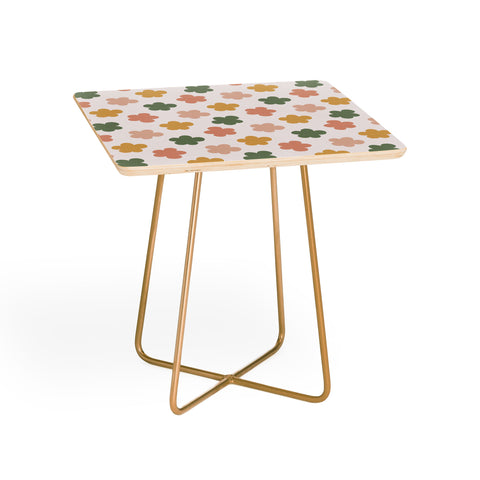 Menina Lisboa Pink Yellow Daisies Side Table