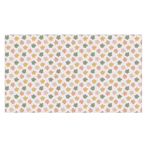 Menina Lisboa Pink Yellow Daisies Tablecloth