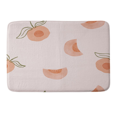 Menina Lisboa Ripe Peaches Memory Foam Bath Mat