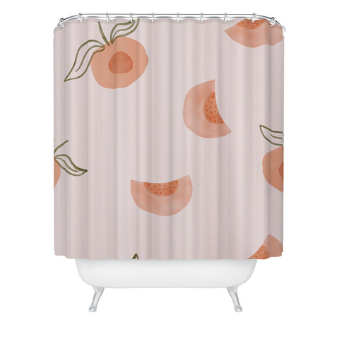Menina Lisboa Ripe Peaches Shower Curtain