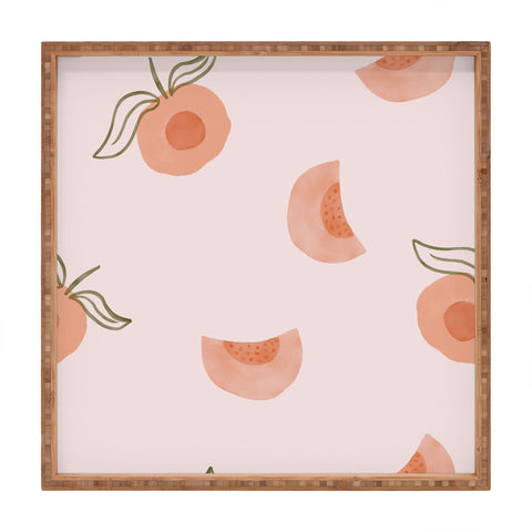 Menina Lisboa Ripe Peaches Square Tray