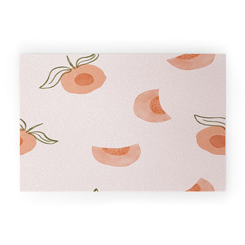 Menina Lisboa Ripe Peaches Welcome Mat