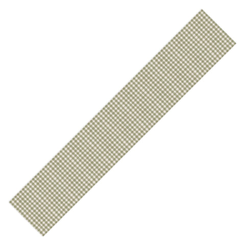 Menina Lisboa Rustic Green Plaid Table Runner