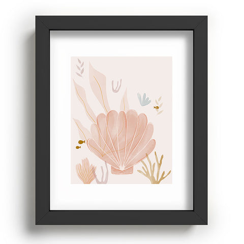 Menina Lisboa Shells and Starfish Recessed Framing Rectangle