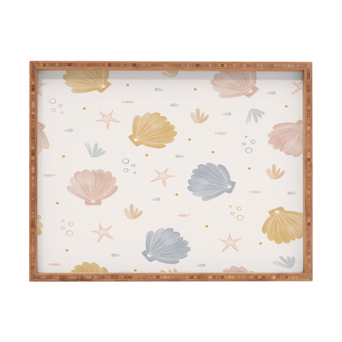 Menina Lisboa Shells and Starfish Rectangular Tray