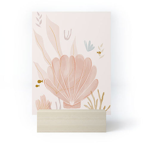 Menina Lisboa Shells and Starfish Mini Art Print
