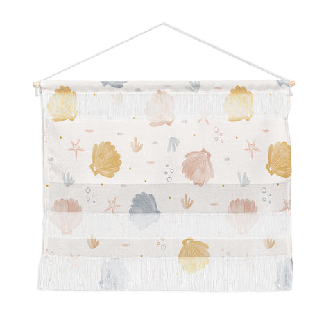 Menina Lisboa Shells and Starfish Wall Hanging Landscape